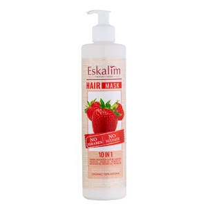 توت ماسک مو توت فرنگی اسکالیم ESKALIM C.O HAIR MASK 500ML STRAWBERRIES - Image 1